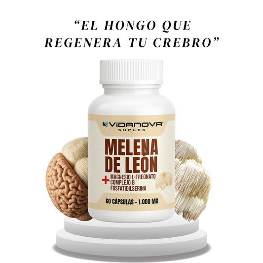 MELENA DE LEON® FORTIFICADA | ¡DESPIERTA TU MENTE Y POTENCIA TU ENFOQUE!🧠